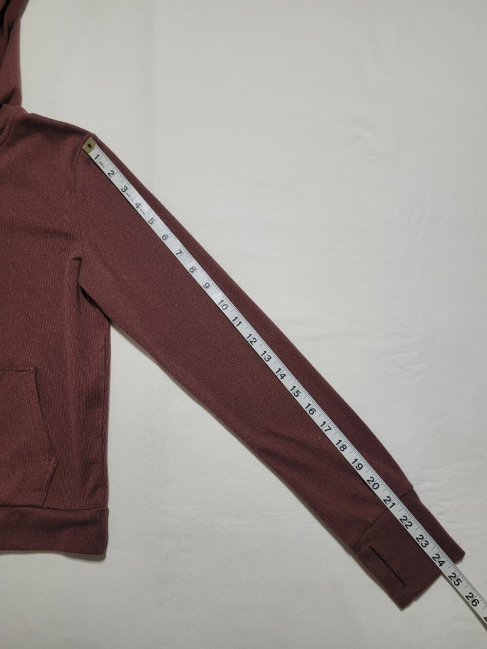 Kyodan Outdoors Lightweight Athletic Zip Up Hoodie Maroon Burgundy Small - Picture 9 of 11